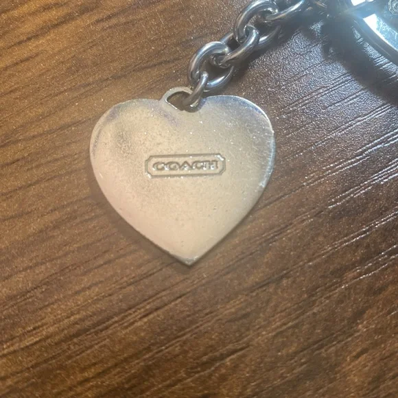 Coach Retired Heart Bag Charm - Picture 4 of 4